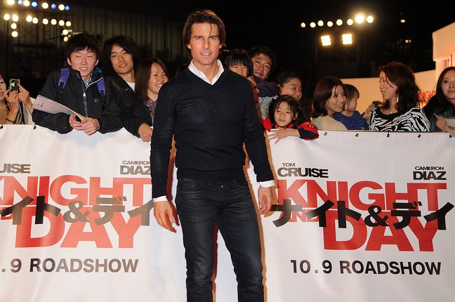 Tom Cruise And Cameron Diaz In Japan For 