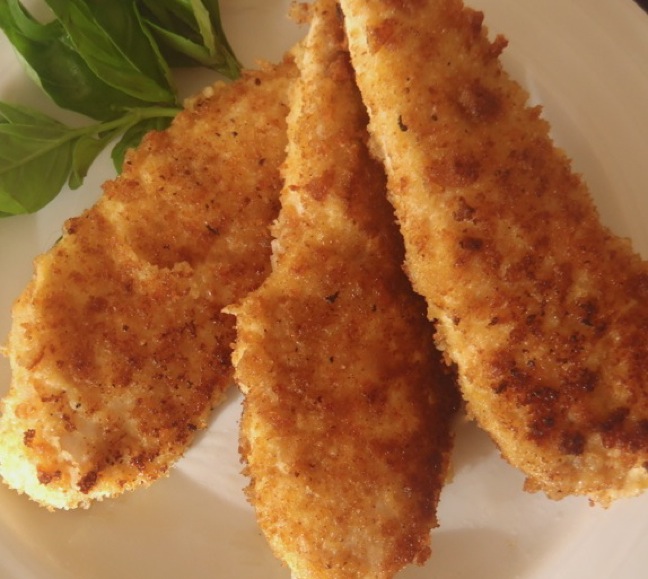 Quick Coconut Crusted Chicken Tenders