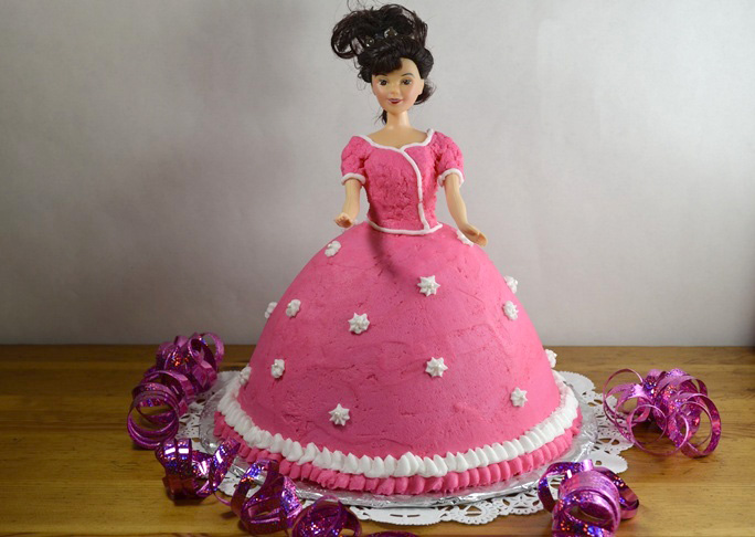 Barbie Cake, Princess Doll Cake, In The Kitchen With Matt, Recipe