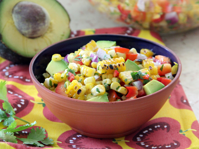 Roasted Corn and Avocado Salsa Recipe