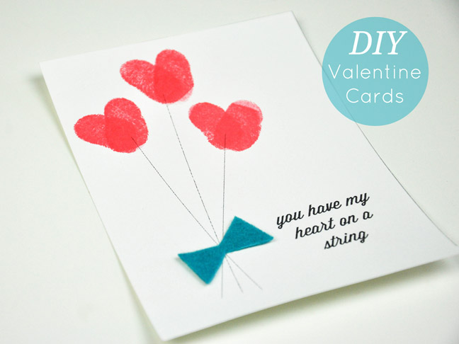 Thumbprint valentine hot sale craft