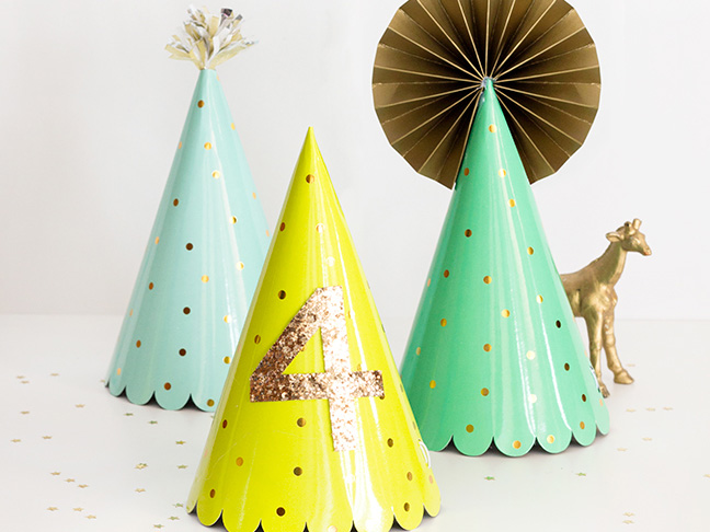 3 Easy DIY Party Hats - Momtastic.com