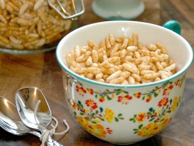 All-Natural Homemade Puffed Rice Cereal Recipe for Babies