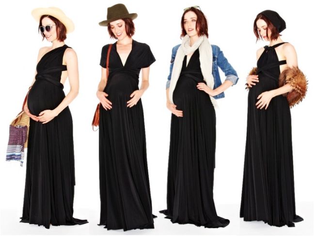 Two Piece Convertible Maternity Dress