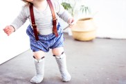 kids fashion accessories mini dressing socks | photo by hipster mum