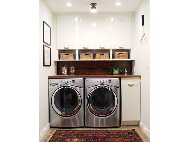 IHeart Organizing: Organizing Under the Laundry Room Sink & a DIY Cabinet  Door Organizer