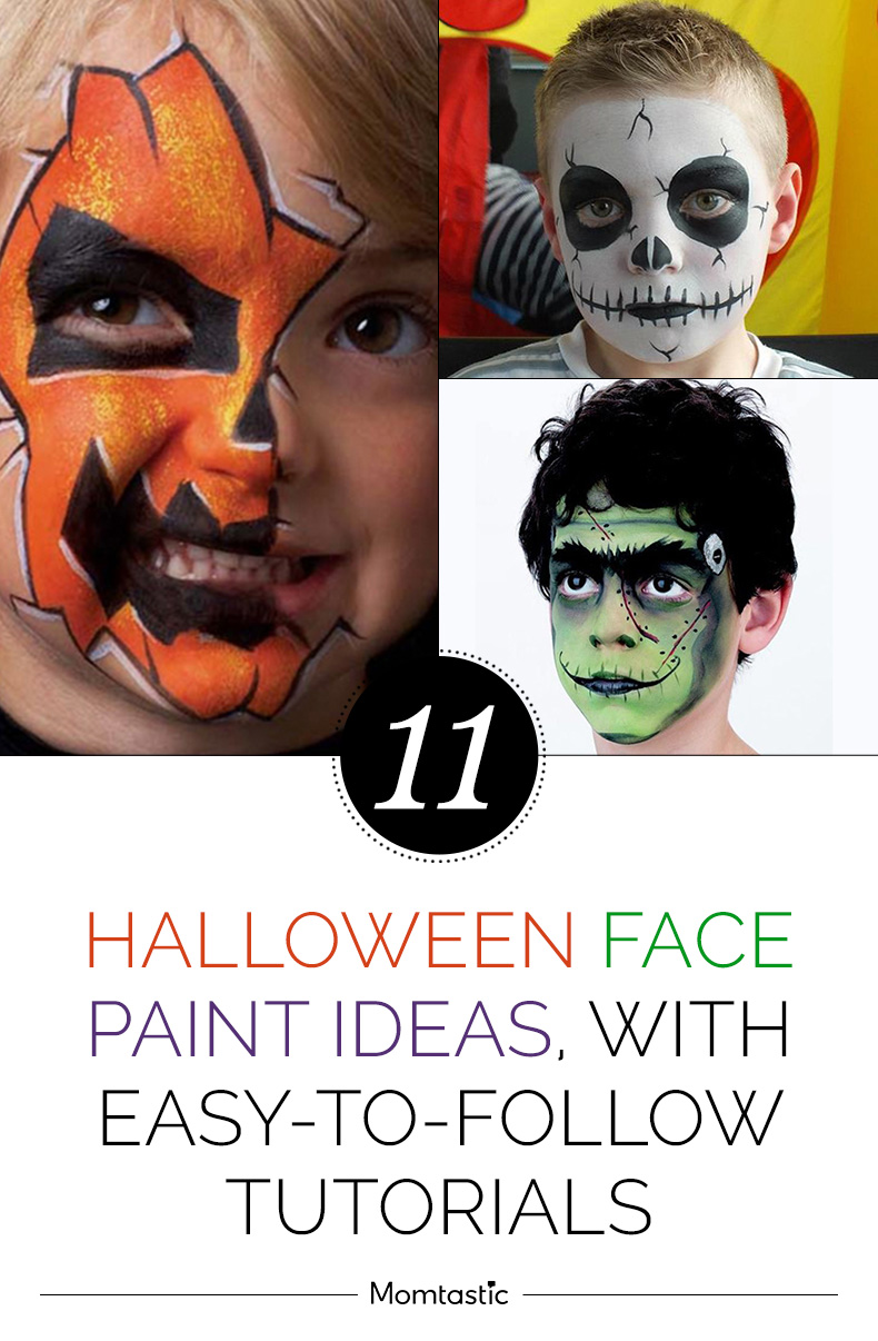 easy halloween face paint