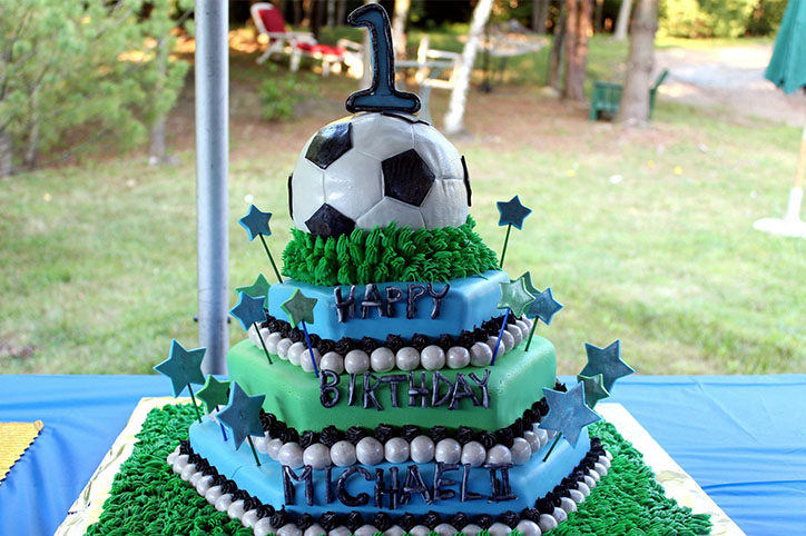 Ocean Inspired Birthday Cake - CakeCentral.com
