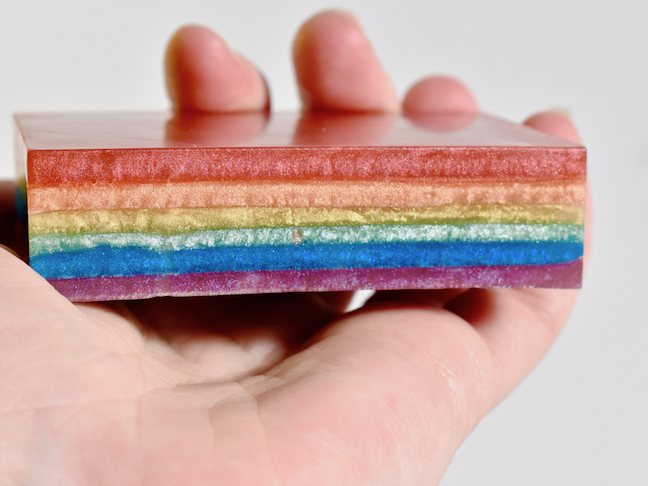 This DIY Rainbow Soap Will Get You Pumped For Spring