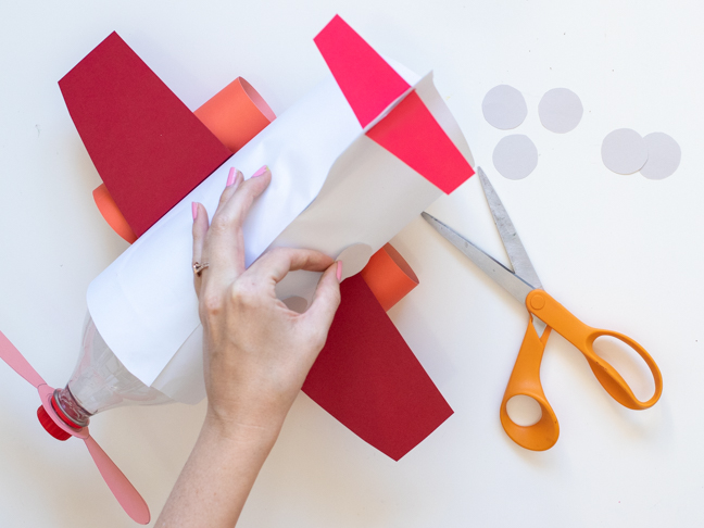 Make This Easy Recycled Bottle Airplane Craft With Your Kids Today