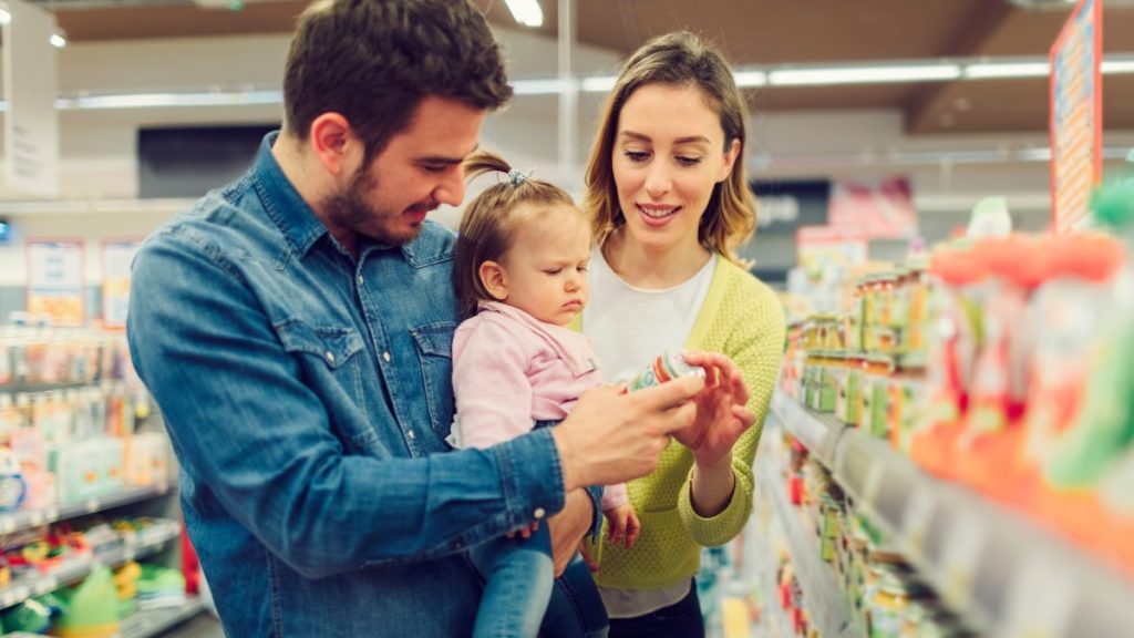 buying baby food