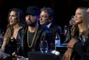 Eminem and daughter Hailie Jade Mathers attends the 37th Annual Rock & Roll Hall of Fame Induction Ceremony at Microsoft Theater on November 05, 2022, in Los Angeles, California.