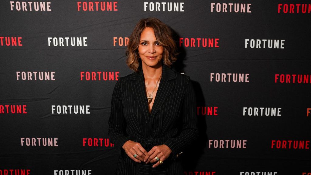 Halle Berry attends to talk about Respin and her personal wellness journey at Fortune's Most Powerful Women Summit 2024 at Ritz Carlton on October 15, 2024 in Laguna Niguel, California.