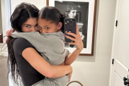 Kylie Jenner with daughter Stormy