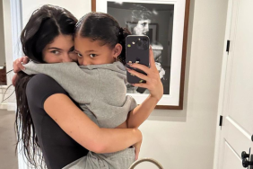 Kylie Jenner with daughter Stormy