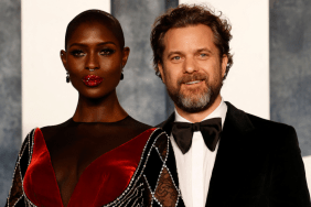 British actress Jodie Turner-Smith and her husband, Canadian-US actor Joshua Jackson, attend the Vanity Fair 95th Oscars Party at the The Wallis Annenberg Center for the Performing Arts in Beverly Hills, California on March 12, 2023.