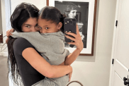 Kylie Jenner with her daughter Stormi