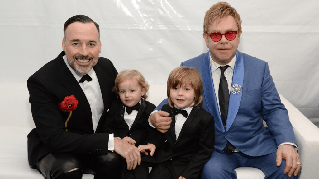 Elton John kids parenting