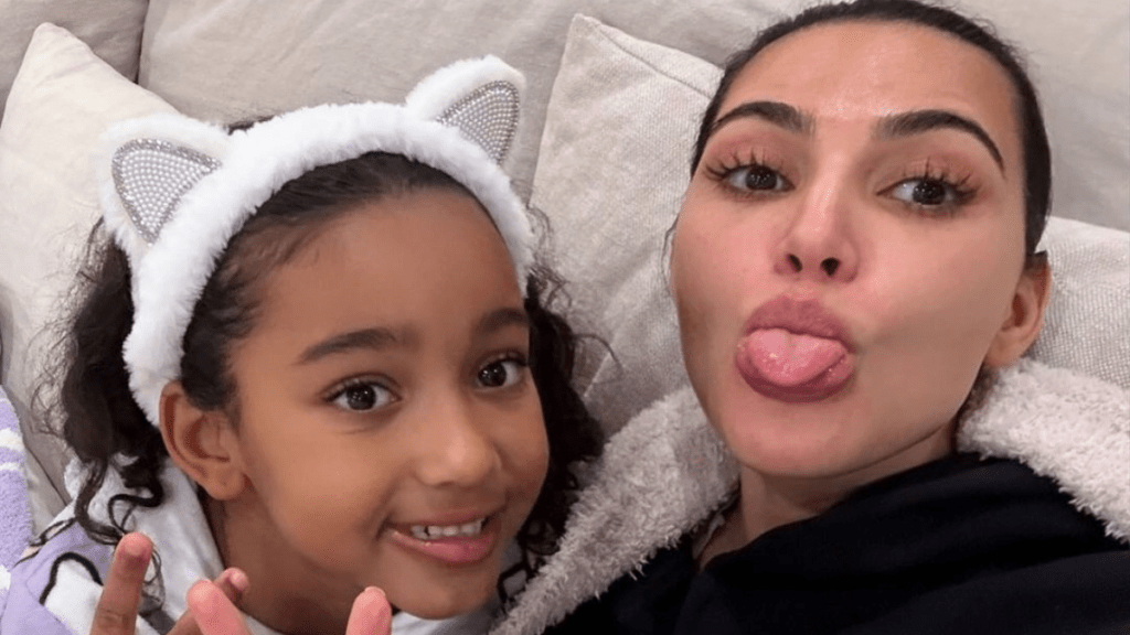 Kim Kardashian kids photos