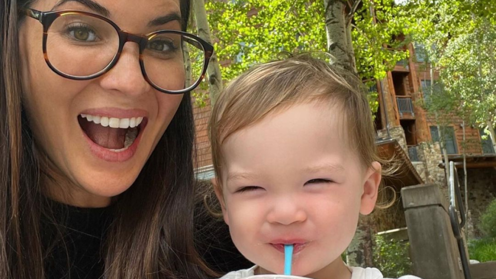 Olivia Munn with son Malcolm