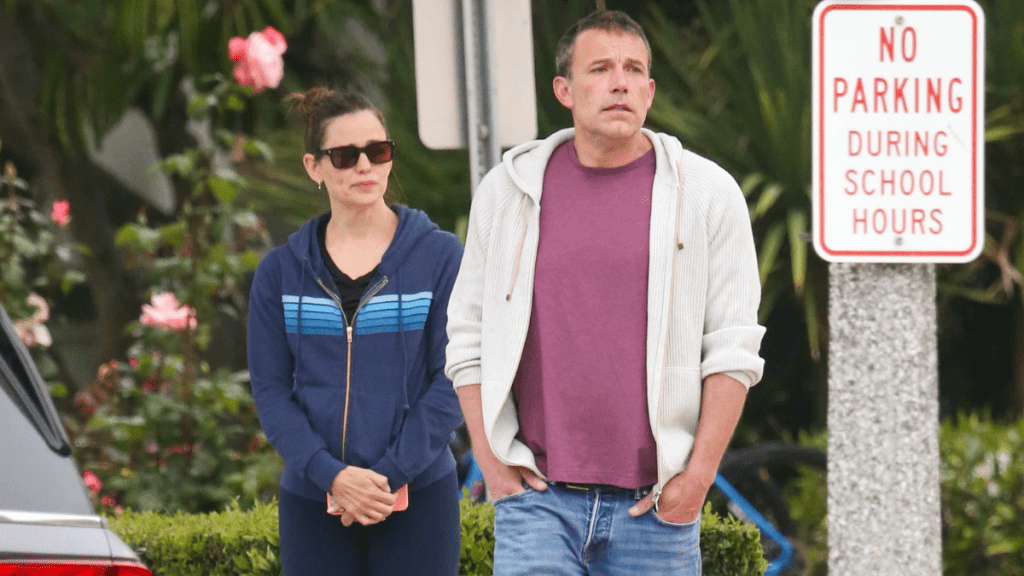 Jennifer Garner and Ben Affleck are seen on June 11, 2024 in Los Angeles, California.