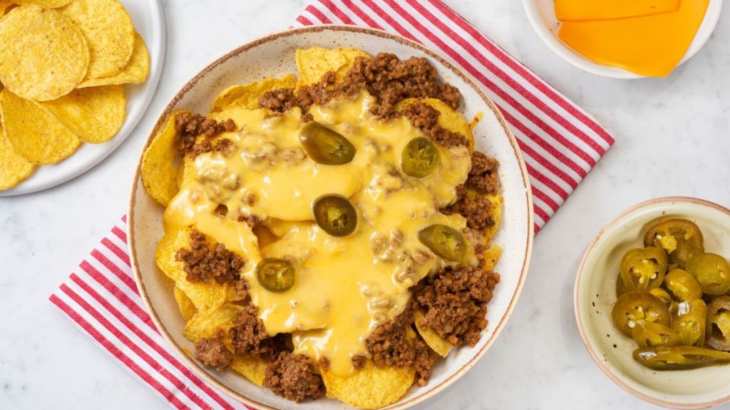 Turkey Nachos, one of the best snack recipes for kids to try if you have leftover turkey from Thanksgiving.