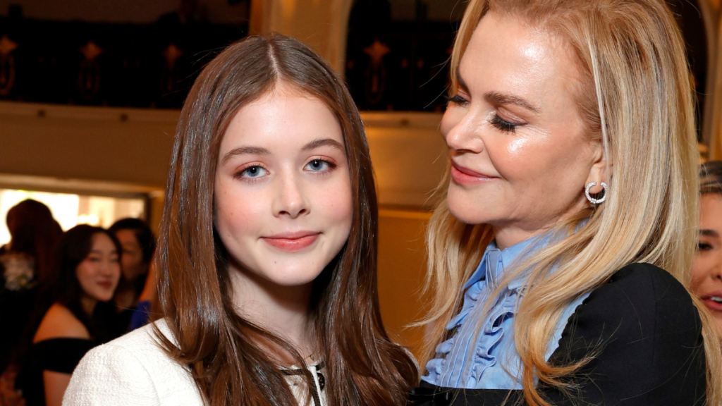 Faith Margaret Kidman Urban and Nicole Kidman attend The Hollywood Reporter Women in Entertainment 2024 at The Beverly Hills Hotel on December 04, 2024 in Beverly Hills, California.