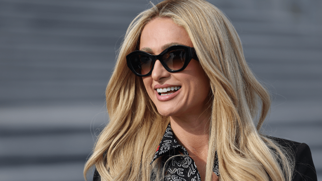 Celebrity hotel heiress Paris Hilton talks with fans and supporters outside the U.S. Capitol on the day the House of Representatives is set to vote on The Stop Institutional Child Abuse Act on December 17, 2024 in Washington, DC.