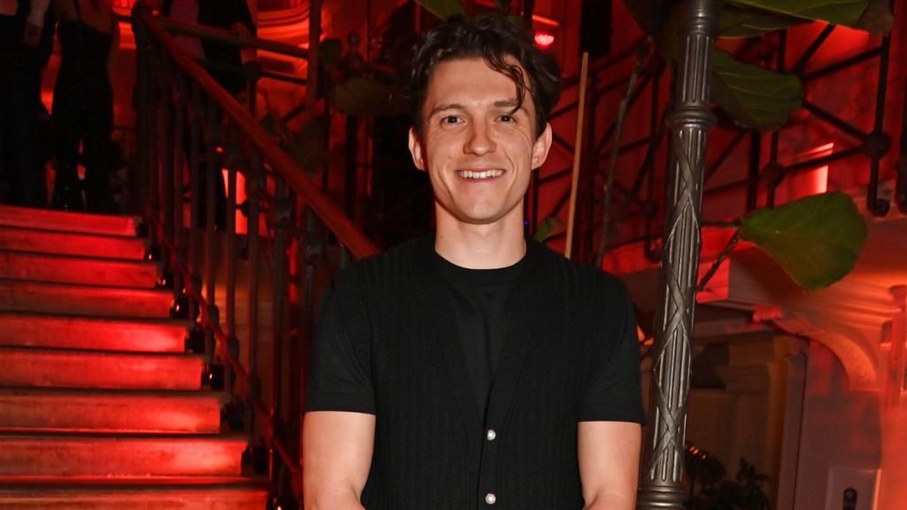 Tom Holland attends the "Dune: Part 2" reception following the World Premiere at The Old Sessions House on February 15, 2024 in London, England.