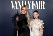 Heidi Klum and Leni Olumi Klum arrive as Vanity Fair and Amazon MGM Studios celebrate Awards Season 2025 at Chateau Marmont's Bar Marmont on January 04, 2025 in Hollywood, California.