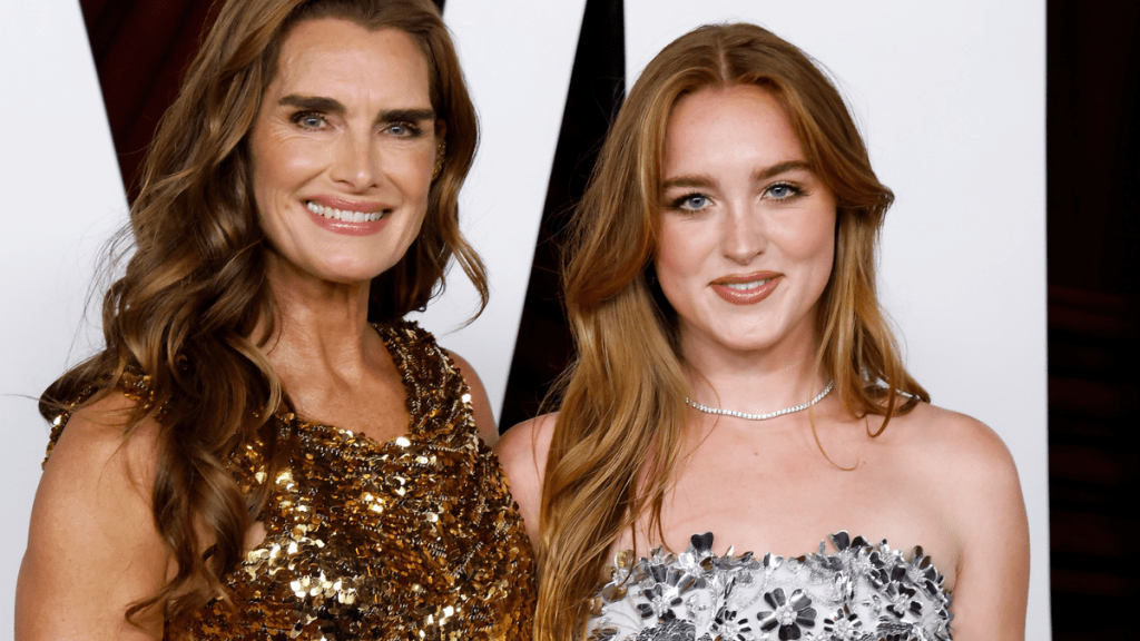 Brooke Shields and Rowan Henchy attend the 2024 Glamour Women of the Year Awards at Times Square EDITION Hotel on October 08, 2024 in New York City.