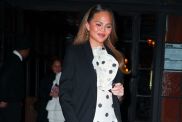 Chrissy Teigen is seen in the East Village on November 20, 2024 in New York City.