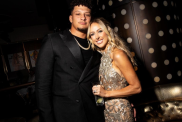 Brittany and Patrick Mahomes parenting photo