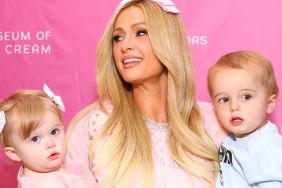 London Marilyn Hilton Reum, Paris Hilton, Phoenix Barron Hilton Reum at the Third Annual Young Hearts Friends Fest at Museum of Ice Cream on January 28, 2025 in New York, New York.