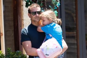 Bradley Cooper is seen out with his daughter Lea on June 18, 2021 in New York City.