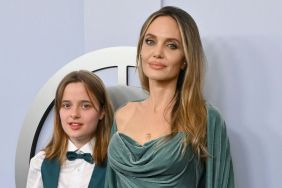 US actress Angelina Jolie and her daughter Vivienne Jolie-Pitt arrive for the 77th Tony Awards at Lincoln Center in New York on June 16, 2024.