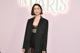 Lily Collins attends the "Emily In Paris" Netflix Photocall at La Samaritaine on September 12, 2024 in Paris, France.