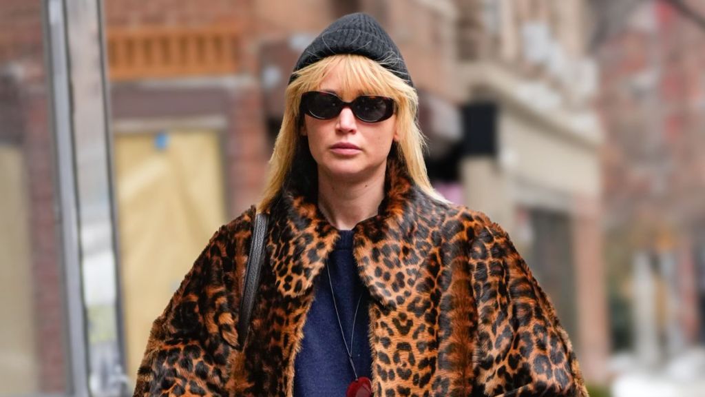 Jennifer Lawrence is seen on February 12, 2025 in New York City.