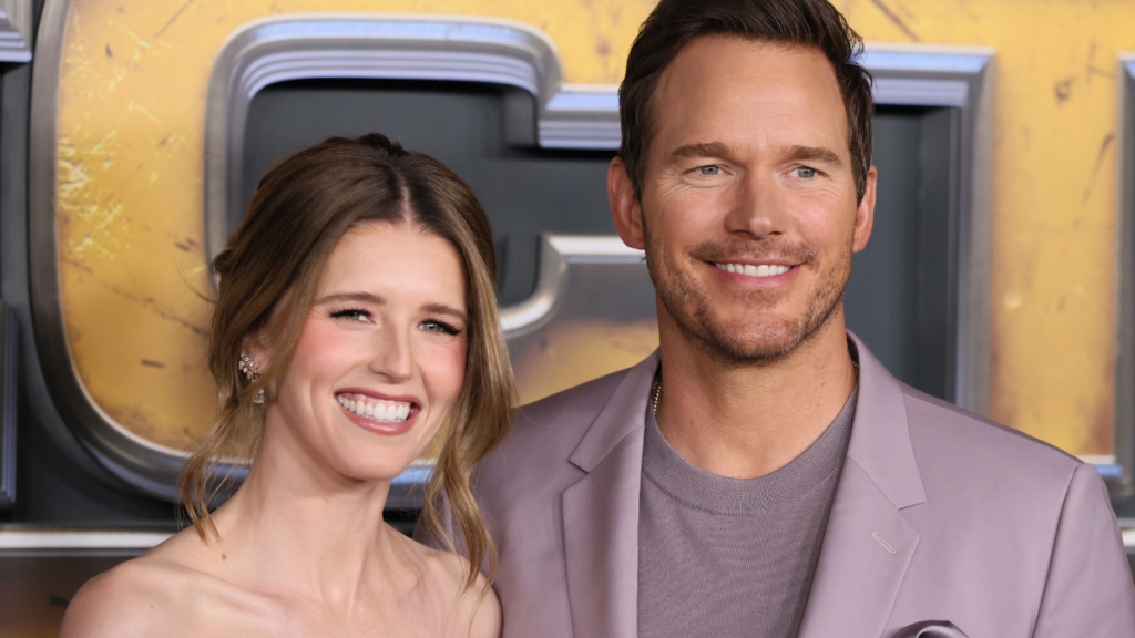 Chris Pratt wife Katherine Schwarzenegger son baby wrap video