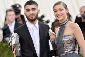 Zayn Malik and Gigi Hadid attend the "Manus x Machina: Fashion In An Age Of Technology" Costume Institute Gala at Metropolitan Museum of Art on May 2, 2016 in New York City.