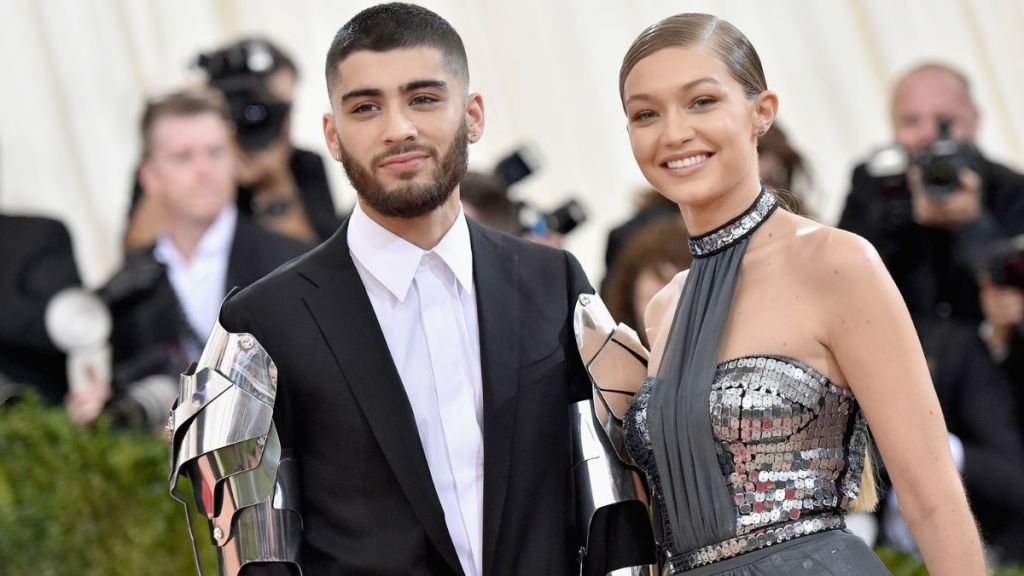 Zayn Malik and Gigi Hadid attend the "Manus x Machina: Fashion In An Age Of Technology" Costume Institute Gala at Metropolitan Museum of Art on May 2, 2016 in New York City.