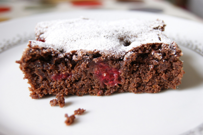 Rasberry & Orange Brownies