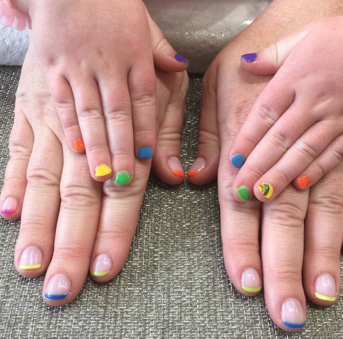 nail polish designs for kids easy